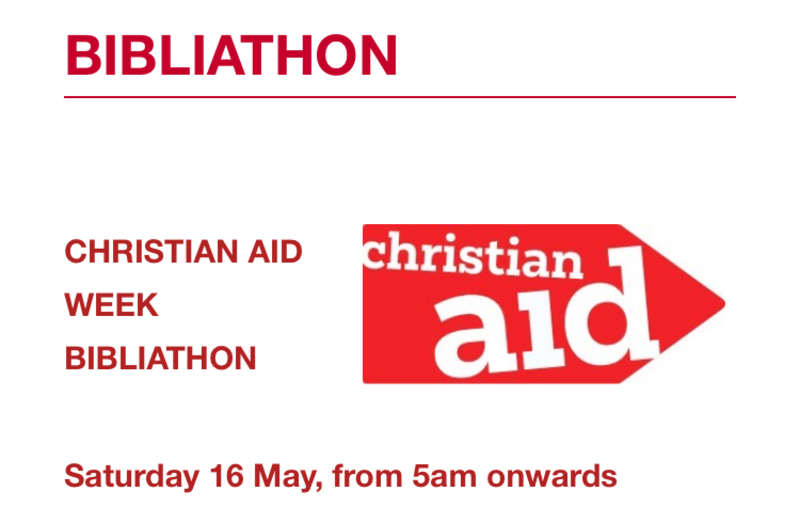 Christian Aid Week Bibliathon